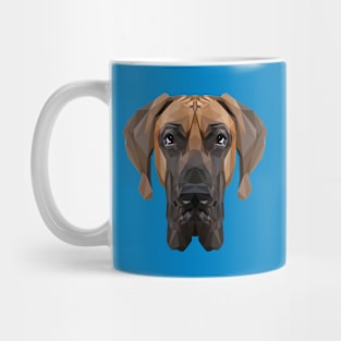 Great Dane Low Poly Art Mug